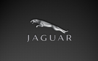 Jaguar logo black background silver 2 - excessivism free wallpaper for desktop