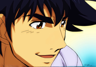 Anime portrait eizan kikukawa boy - his head free wallpaper