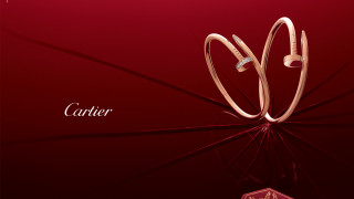 Red background earbuds caption image - enguerrand quarton free wallpaper for desktop