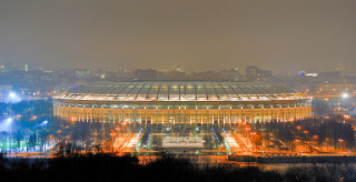 Stadium bright lights night city - abram arkhipov free wallpaper