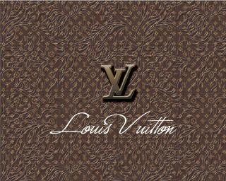 Louis vuitton logo brown background - luxury free wallpaper