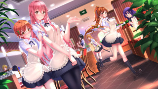 Anime girls room plant woman - a room together free wallpaper