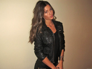 Woman black leather jacket white - a black leather jacket free wallpaper
