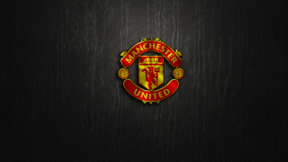 Manchester united crest woodgrain black - crest free wallpaper