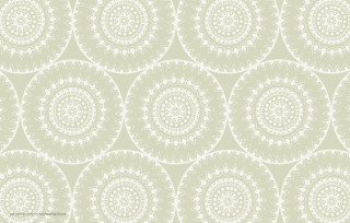 White beige pattern circular design - green background free wallpaper for desktop