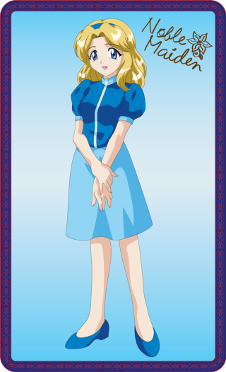 Cartoon character blonde hair blue - a name free wallpaper for mobile