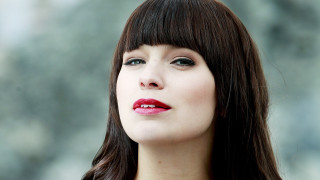 Woman long hair red lips 2 - florianne becker free wallpaper