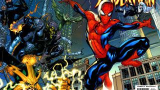 Spiderman comic book cover city - a cover free wallpaper