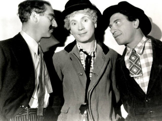 Men hats ties group standing - brassaï free wallpaper for desktop