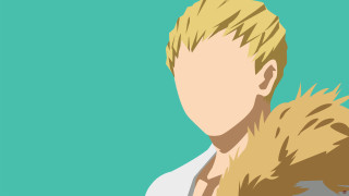 Blonde man white shirt holding - minimalist free wallpaper
