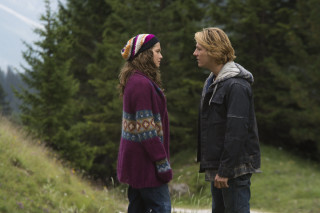 Man woman field trees background 2 - a man and a woman free wallpaper