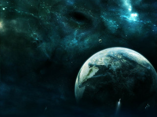Planet night sky stars space - star and planets free wallpaper