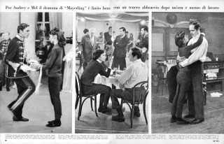 Couple people room man suit - a room together free wallpaper