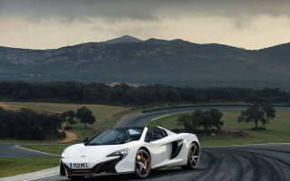 White sports car winding road 2 - road free wallpaper for desktop