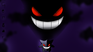 Cartoon character red eyes creepy - a creepy smile free wallpaper