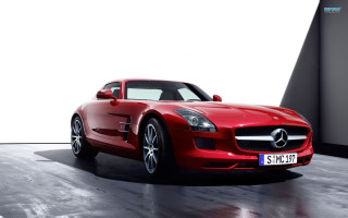 Red mercedes sls roadster garage - adam szentpétery free wallpaper