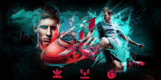 Man kicking soccer red shoe - a man kicking free wallpaper