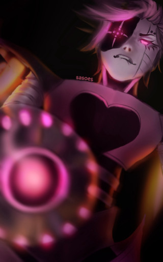 Woman heart black background pink - object free wallpaper for mobile