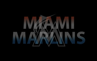 Miami marlins logo black background - holography free wallpaper for desktop