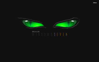 Green glowing eyes black background - a green eye free wallpaper