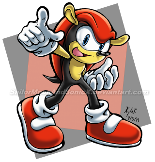 Cartoon character red hat red 5 - the viewer free wallpaper for tablet