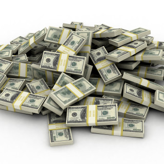 Twenty dollar bills pile white 2 - 16k free wallpaper