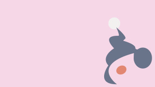 Person ball pink background blue - kawaii free wallpaper for desktop