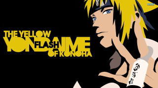 Yellow flash konohasolo anime character - a yellow hair free wallpaper