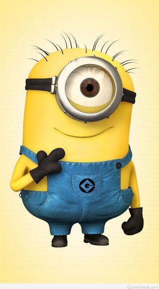 Cartoon character big eye blue - computer graphic free wallpaper for mobile