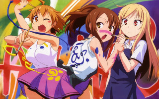 Anime girls long hair short 10 - short skirt free wallpaper