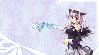 Anime character long hair cat 2 - long hair and a cat ears free wallpaper