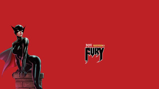 Black catwoman brickwall red background - dustin nguyen free wallpaper for desktop