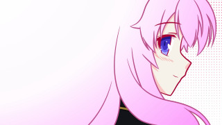 Pink hair anime girl blue - anime girl free wallpaper for desktop