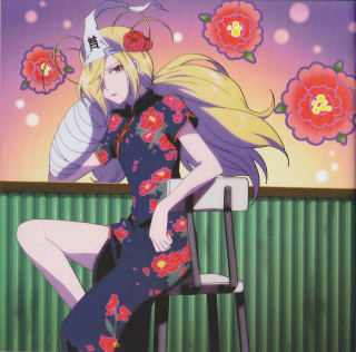 Woman stool painting flowers bird - a stool in front free wallpaper