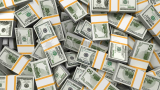 Hundred dollar bills pile white - neoism free wallpaper