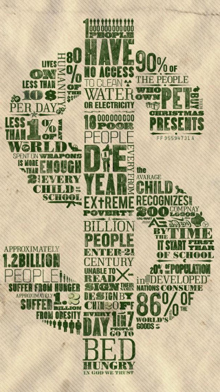 Shamrock green words paper languages - a piece of paper free wallpaper for mobile