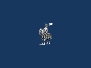 Man riding horse thought bubble 2 - david rudnick free wallpaper for desktop