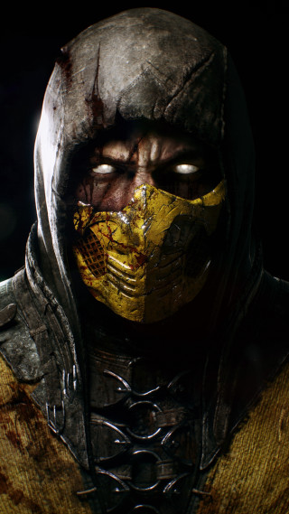 Man yellow black outfit mask - unreal engine 5 free wallpaper for mobile