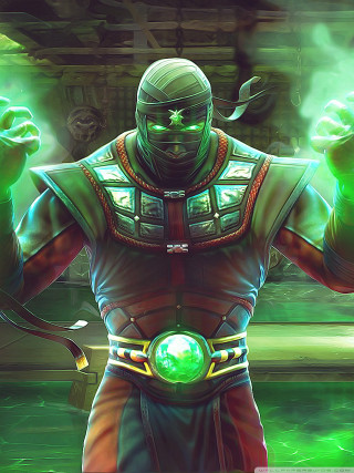 Man green outfit green ball - a green ball free wallpaper for mobile