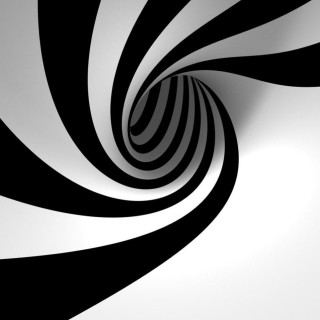 Black white spiral design background - spiral free wallpaper for tablet
