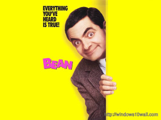 Man peeking yellow wall sign - true free wallpaper