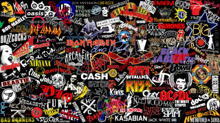 Graffiti black shock art symbols - post grunge free wallpaper