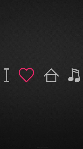 Black heart music house gesture - anton fadeev free wallpaper for mobile