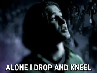 Man green shirt black background 3 - alone free wallpaper