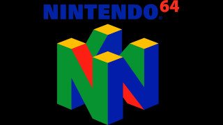 Nintendo64 stylized figure logo design - nostalgic free wallpaper