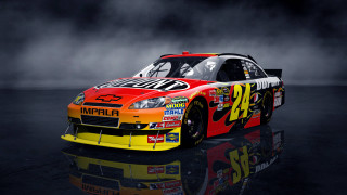 Red yellow car number side - the front of it free wallpaper