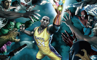 Basketball player trophy crowd hands 2 - hand free wallpaper for desktop