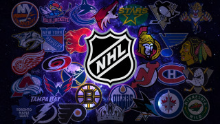 Hockey logos wall sticker above - a hockey sticker free wallpaper