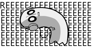 Cartoon elephant sad look eyes - a cartoon elephant free wallpaper