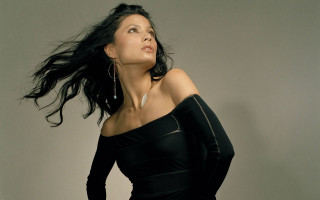 Woman long hair wind eyes 5 - dustin nguyen free wallpaper